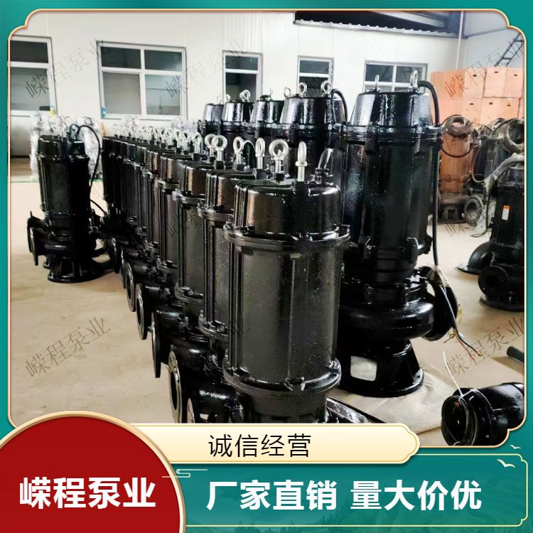 Urban sewage, industrial wastewater, agricultural irrigation dedicated WQ submersible sewage pump with high lift and large flow rate