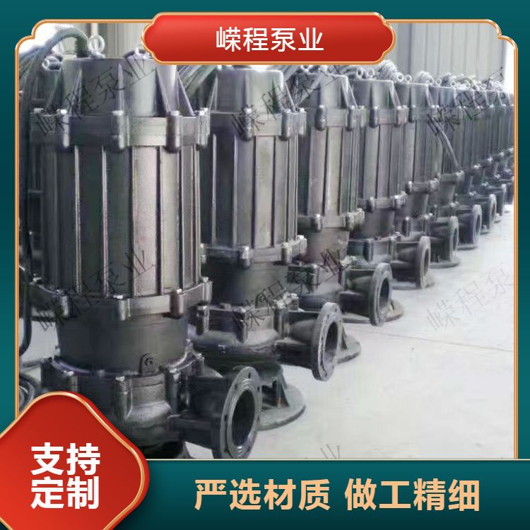 Urban sewage, industrial wastewater, agricultural irrigation dedicated WQ submersible sewage pump with high lift and large flow rate