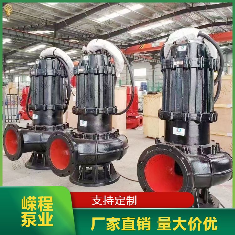 Urban sewage, industrial wastewater, agricultural irrigation dedicated WQ submersible sewage pump with high lift and large flow rate