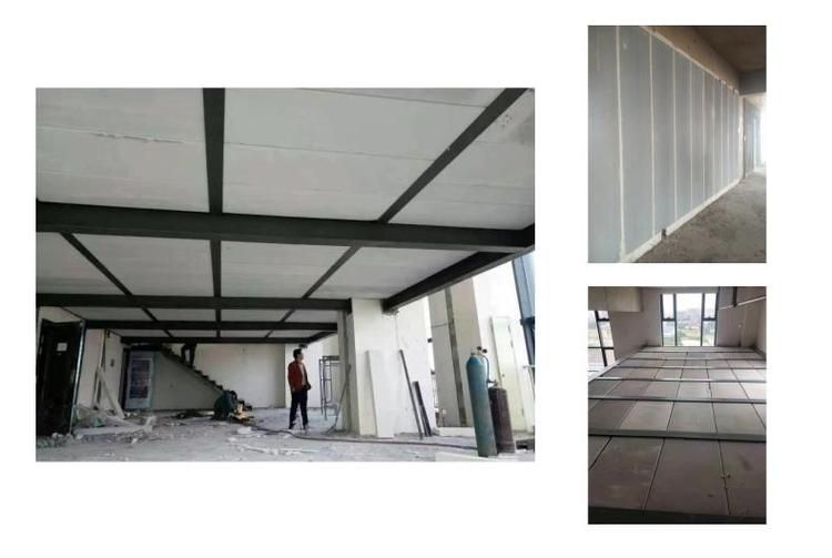 Microporous gray white autoclaved aerated ALC board with a sound absorption coefficient of 40.5db, lightweight insulated ALC floor slab