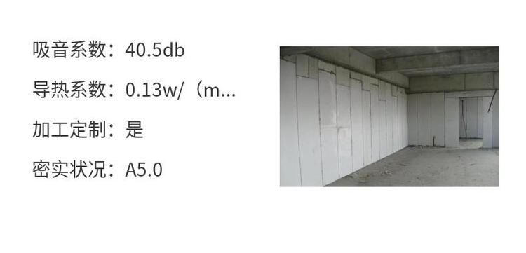 Microporous gray white autoclaved aerated ALC board with a sound absorption coefficient of 40.5db, lightweight insulated ALC floor slab