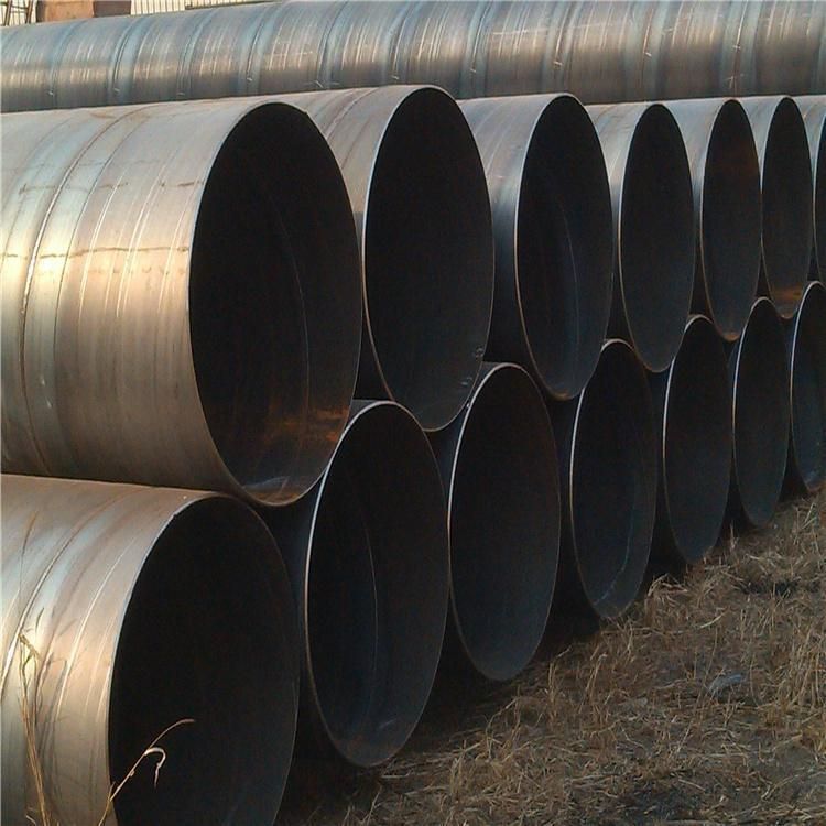 The specifications of Q235B spiral steel pipes used in the Xinqianhui pipeline for water diversion and sewage pipelines are complete