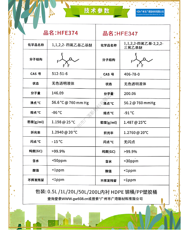 Supply of high-quality trifluoroethyl ether tetrafluoroethyl ether fluorine functional solvent aerospace grade precision cleaning agent