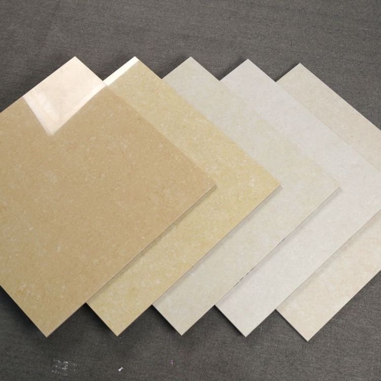 Production of polished tiles, vitrified tiles, thick, durable, dense, hard, high-quality, and strong three-dimensional sense