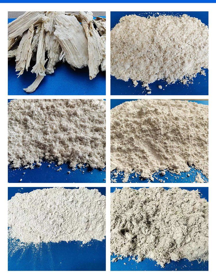 Chengao manufacturer's rich magnesium insulation sepiolite raw ore factory has low thermal conductivity of asbestos free fibrous insulation mortar