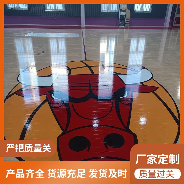 Bona Gym Badminton Wood Floor Supply with 12mm Thick Raw Wood Personalized Partition