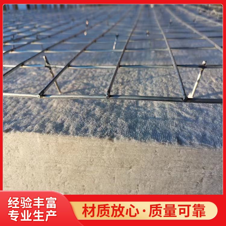 Sol Metal Hospital Perlite steel wire mesh composite insulation board fireproof sound insulation extruded rock wool sandwich board