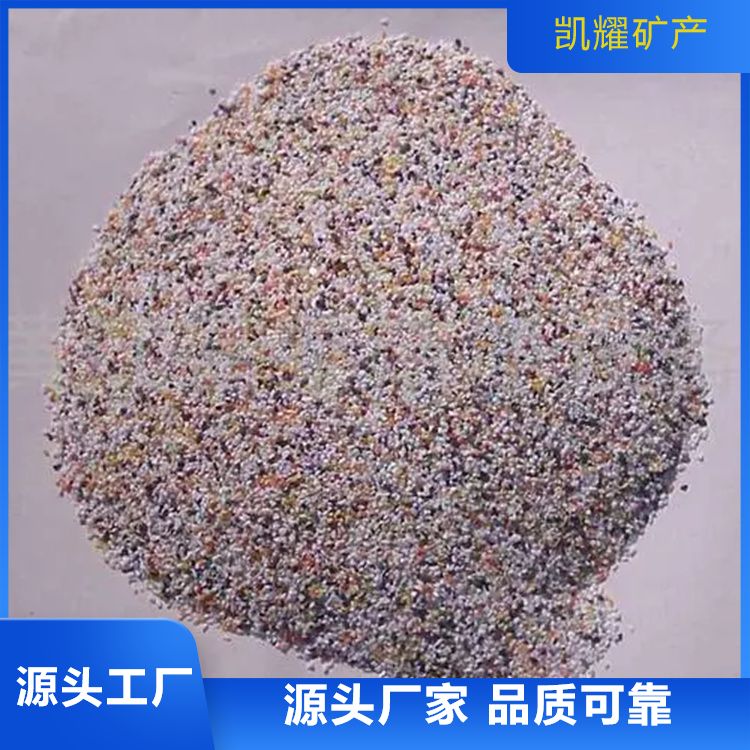 Low density polymer abrasive, epoxy self-leveling resin sand, anti exposure color specifications, complete