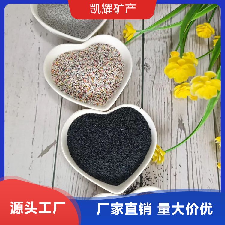 Low density polymer abrasive, epoxy self-leveling resin sand, anti exposure color specifications, complete