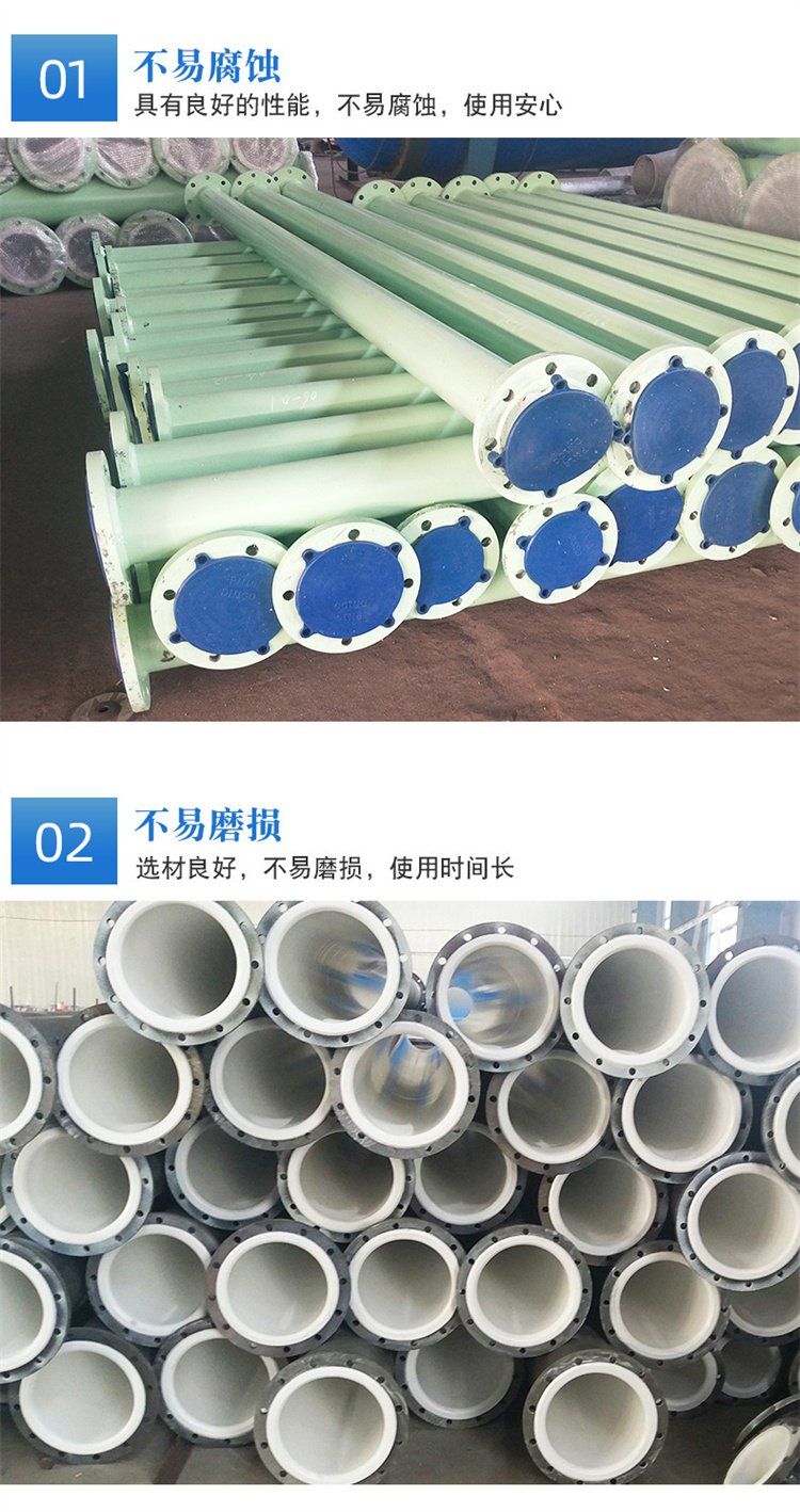 Steel lined plastic pipeline, steel lined PPE, chemical wastewater energy, petroleum transportation, manufacturer with complete specifications