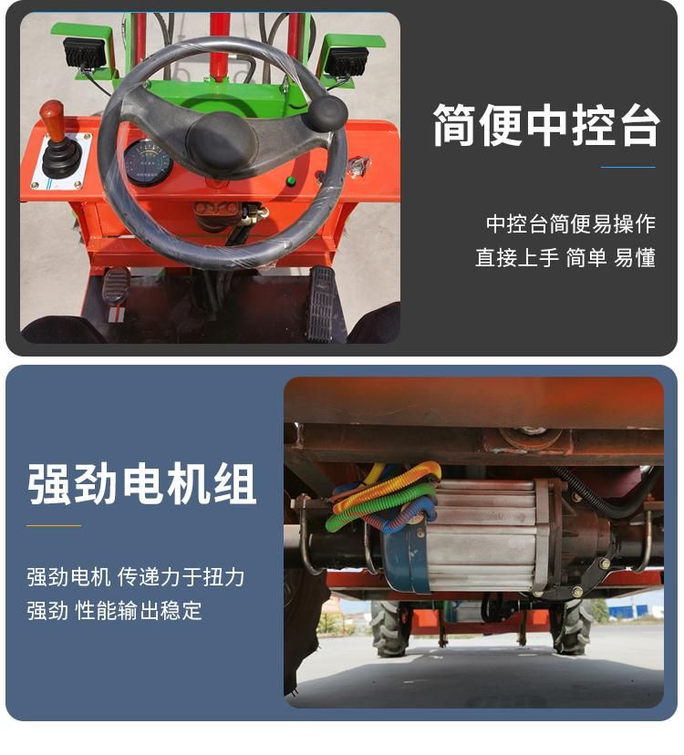 Nuocheng Small Loader Small Forklift Electric Loader Forklift for Farm Use