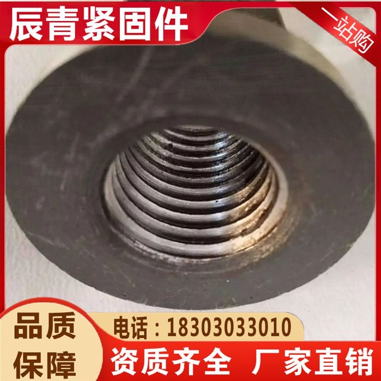 Galvanized trapezoidal buckle nut, welding nut, screw rod connection, round cap, suitable for agricultural machinery, hexagonal ladder type round nut