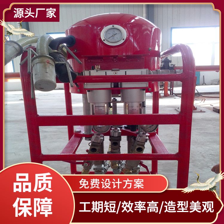 Horizontal Double Cylinder Chemical Grouting Machine 2ZBQ30/6 Pneumatic Grouting Pump for Coal Mine Manufacturers Can Use Single and Double Fluid Grouting