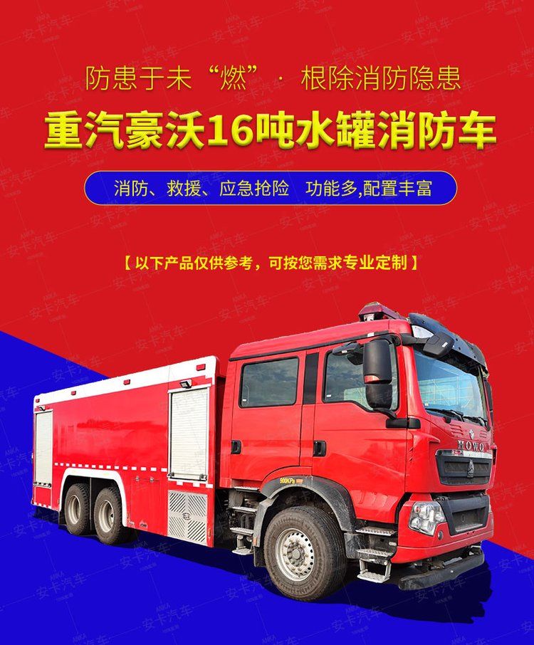 Dongfeng medium-sized urban water tank fire truck has complete main fire emergency rescue and firefighting functions