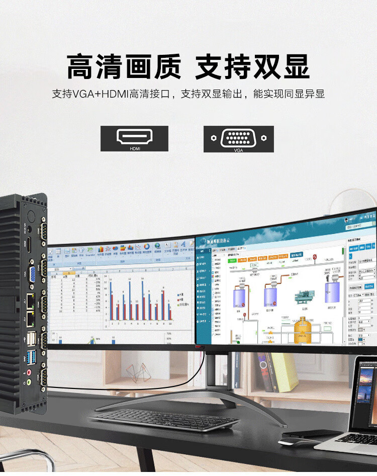 Lenovo Industrial Computer ECE-C25 Mini Microcomputer Industrial Control Host Embedded Thin Client