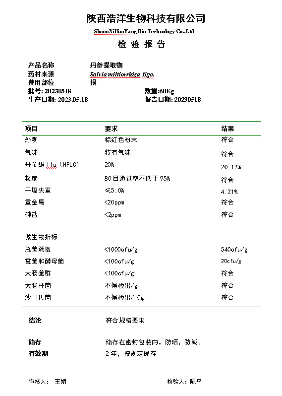 丹参酮IIA 20%