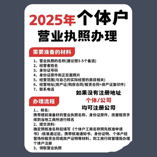个体注册对经营者有啥条件