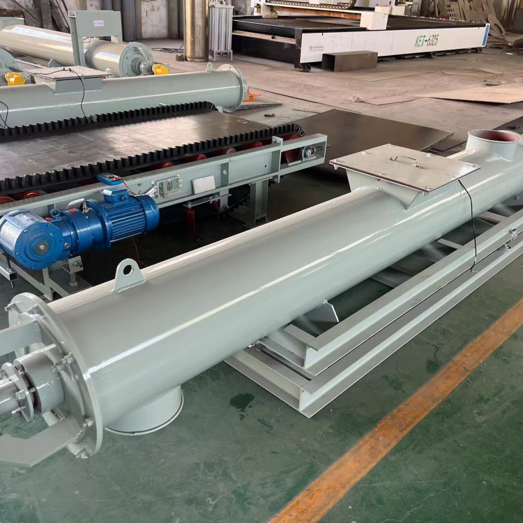 The customized size of the electronic spiral scale mining spiral conveyor has a large processing capacity