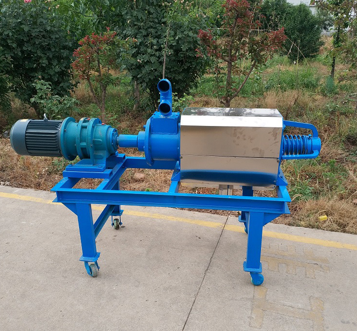 Pig manure dry and wet separator, pig farm, pig farm, stainless steel solid-liquid separation, chicken manure, cow manure dewatering machine