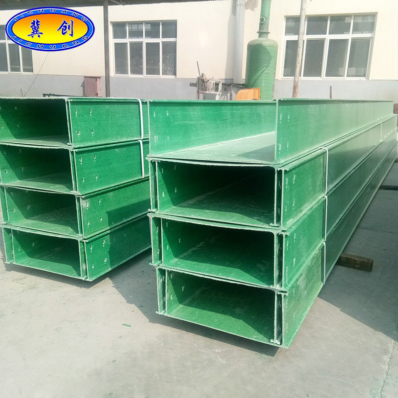 Jichuang fiberglass trough type cable tray combination type direct wiring trough with complete specifications