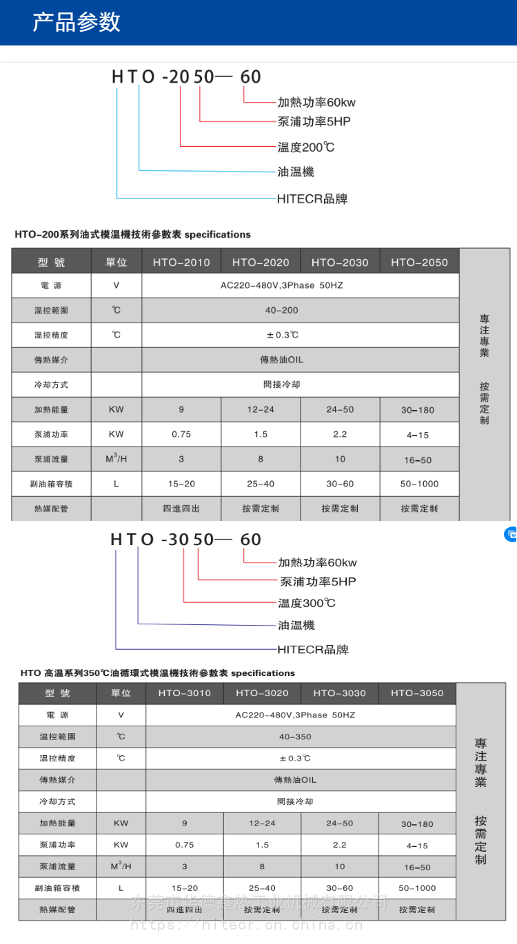 70 ° C water temperature machine, 130 ° C oil mold temperature machine, non-standard customization by Huadexin