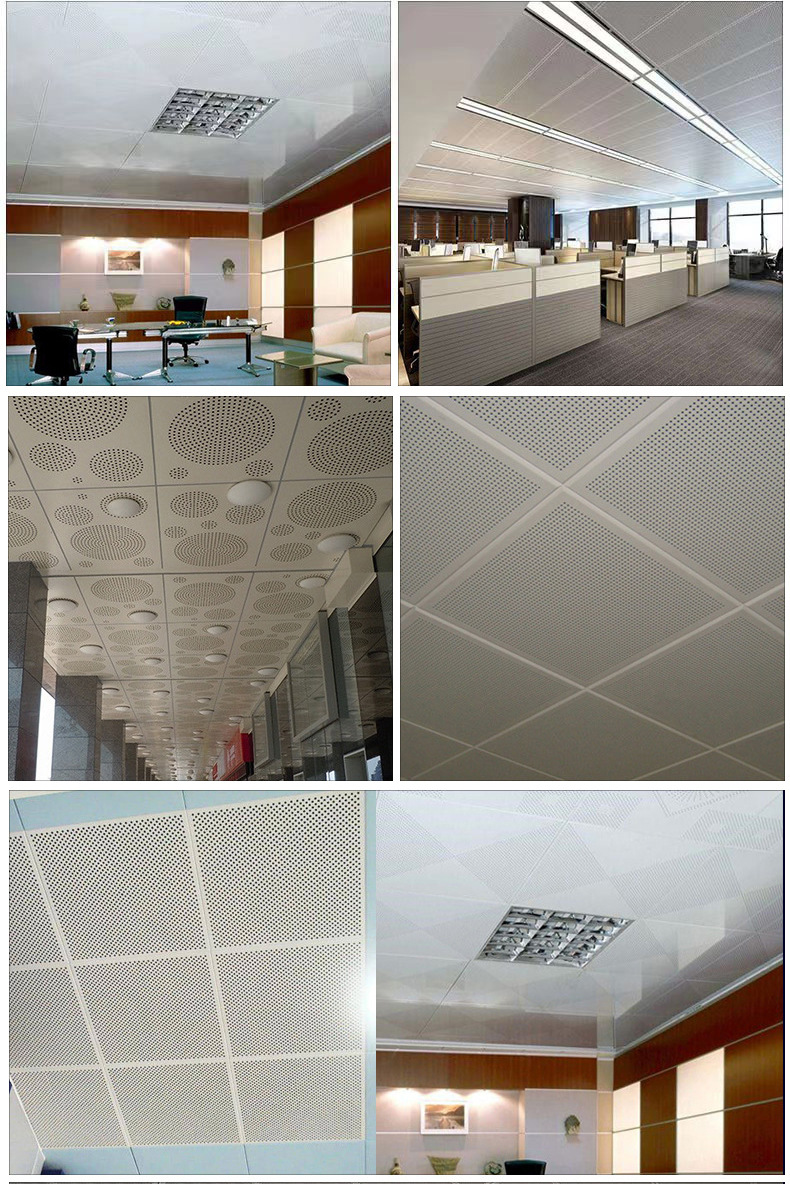 Customized engineering paint decoration 600x600 600x1200 300x600 white aluminum buckle plate ceiling material