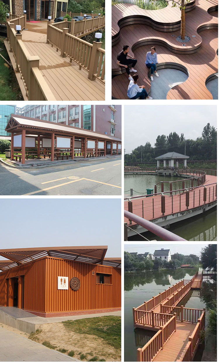 Baiqiwei Homestay Plank Road Wooden Plastic Floor Moisture-proof, Anti slip, Non rotting, Labor and Material Contracting Project