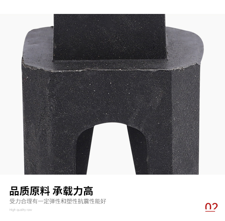 Construction engineering - Plastic horse stool, steel reinforcement protective layer, concrete thickened support, foundation cushion block, Haichen Building Materials