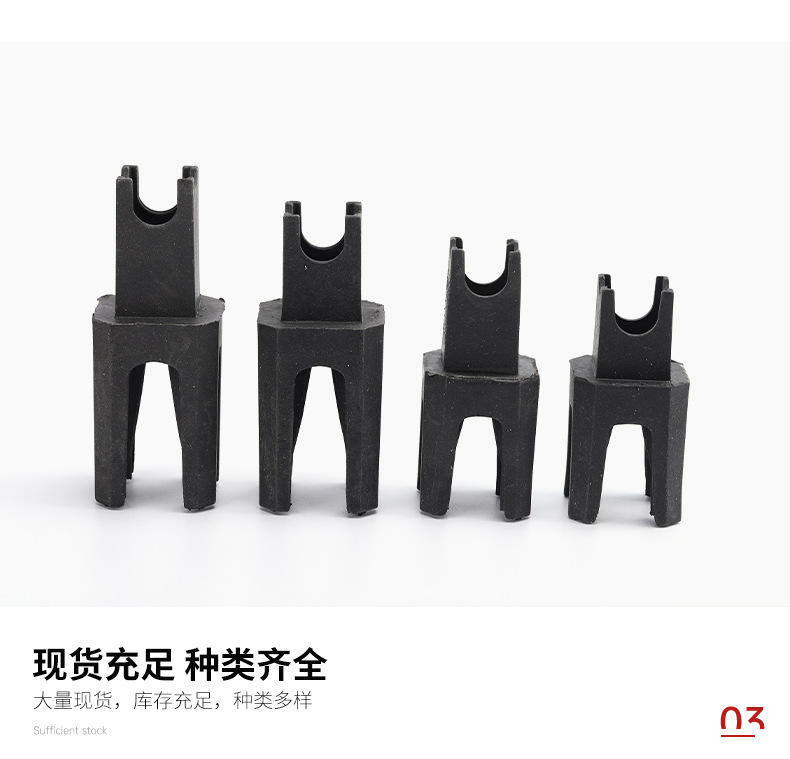 Construction engineering - Plastic horse stool, steel reinforcement protective layer, concrete thickened support, foundation cushion block, Haichen Building Materials