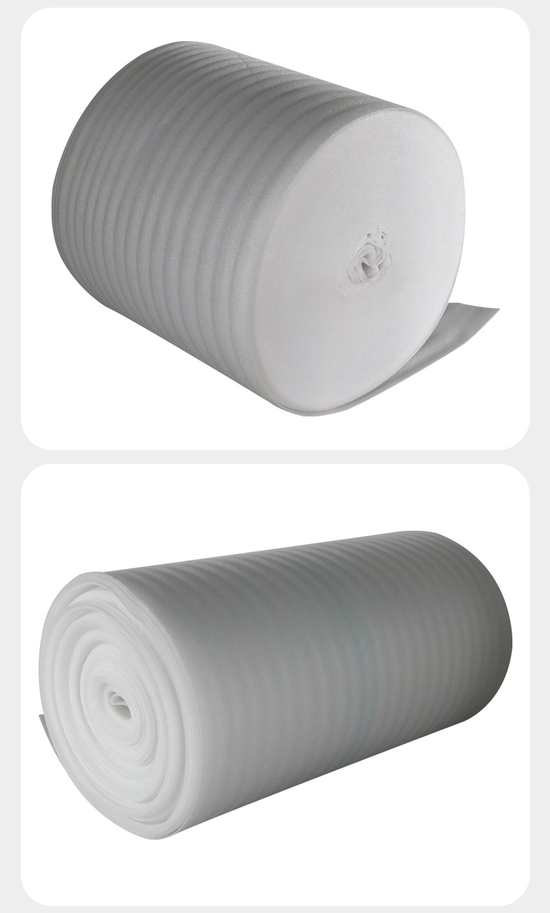 Wholesale pearl cotton coil manufacturers directly supply high-density thickened shockproof logistics packaging materials, fillers, foam cotton