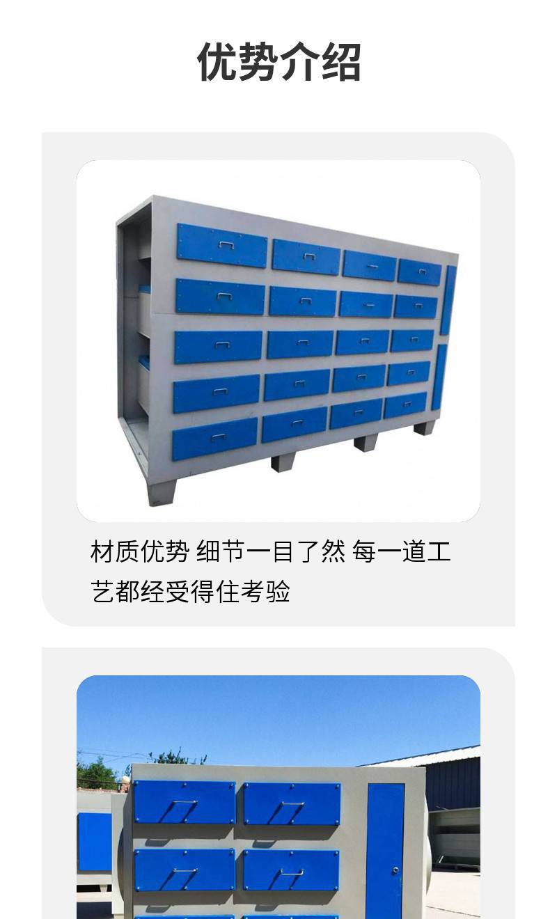 Hongpan Environmental Protection ACB141 Activated Carbon Treatment Box Furniture Factory Waste Gas Treatment