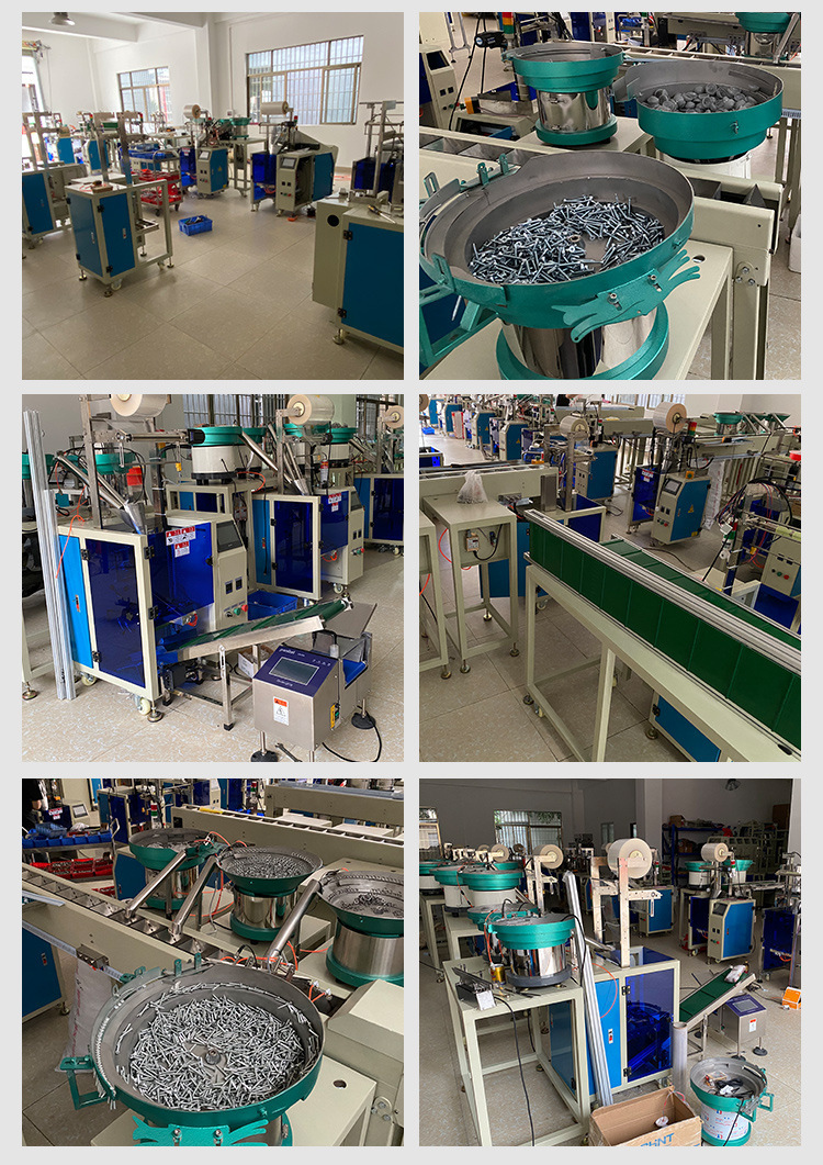 Senge multi disc screw point packaging machine Nut gasket sealing machine Hardware accessories packaging mechanical equipment