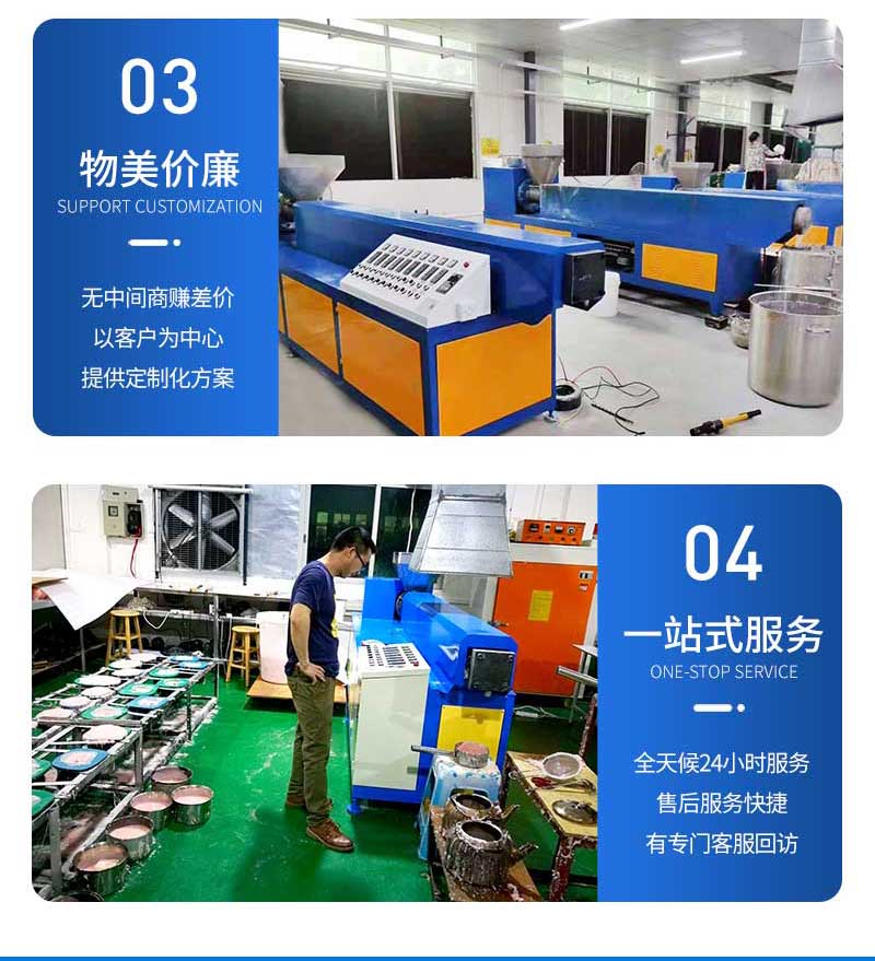 Chencheng Doll Manufacturing epe Single Screw Silicone Extruder High Output Scale Production Support Customization