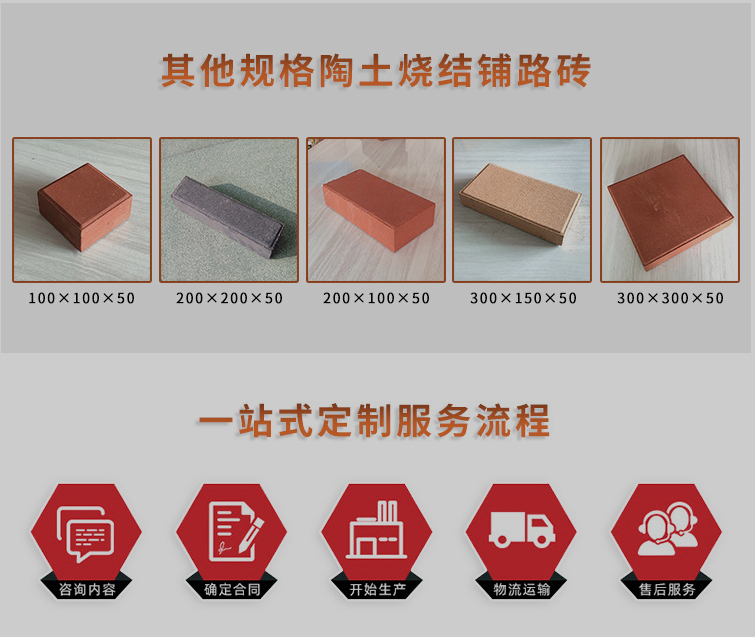 Huixin Channel Tiles with Uniform Color and Landscape Architecture Machine Press Support Customization