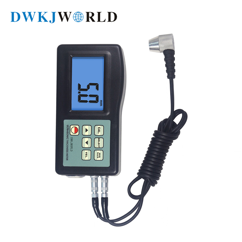 DWKJWORLD Metal Ultrasonic Thickness Gauge DW7141 Set