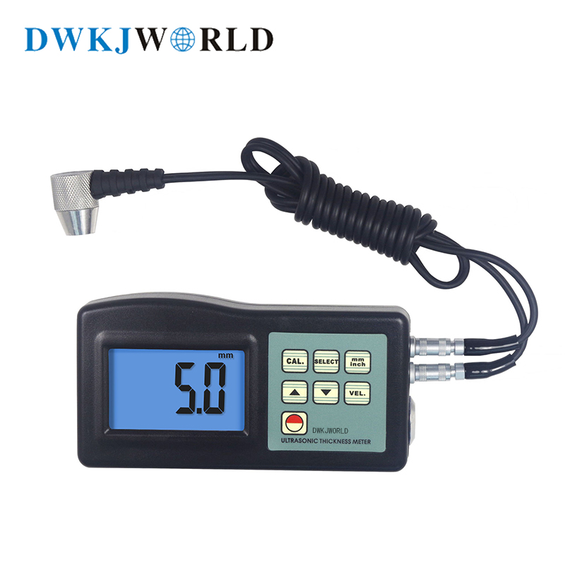 DWKJWORLD Metal Ultrasonic Thickness Gauge DW7141 Set