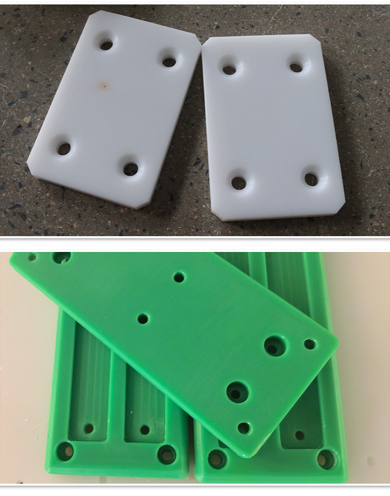 Kangte hdpe polyethylene shaped parts, food grade high-density pouring, circular telescopic arm slider block