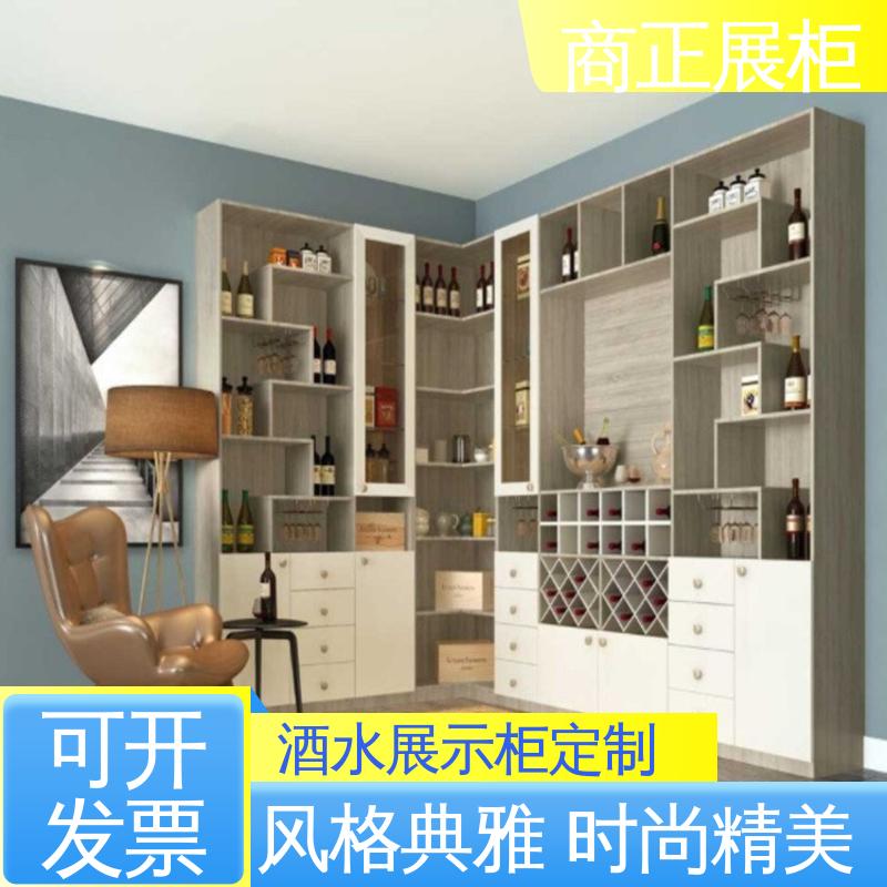 Customized brand liquor cabinets with two doors and four floors, customized shopping malls, and cabinets sourced from the factory, Shangzheng