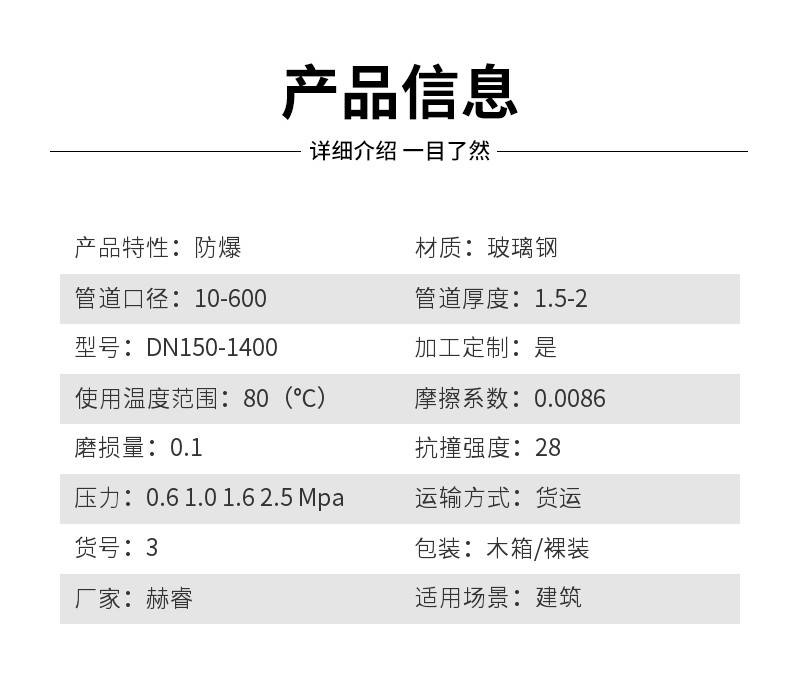 Anticorrosion engineering of chemical wastewater treatment wrapped buried fiberglass pipes with large diameter and high temperature resistance