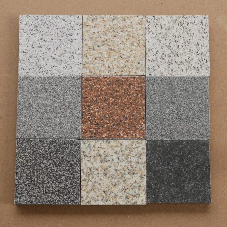 Imitation granite ceramic tile with strong load-bearing capacity, square pavement, night snow Huixintong