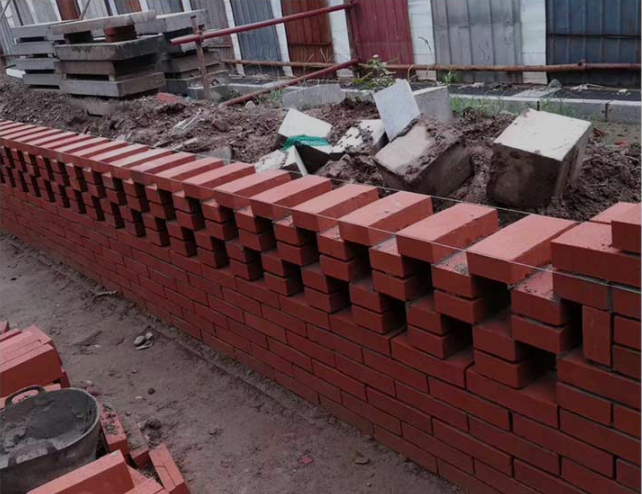 Multipurpose Red Refractory Textured Brick Clay Brick for Architecture Decoration