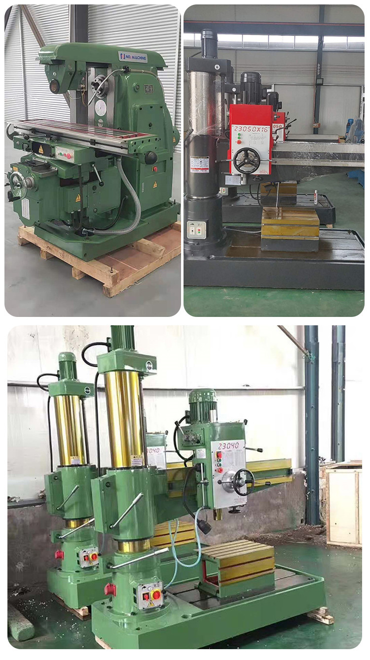 Metal reaming Z3050 radial drilling machine with fully hydraulic locking and flexible operation of the radial drilling machine