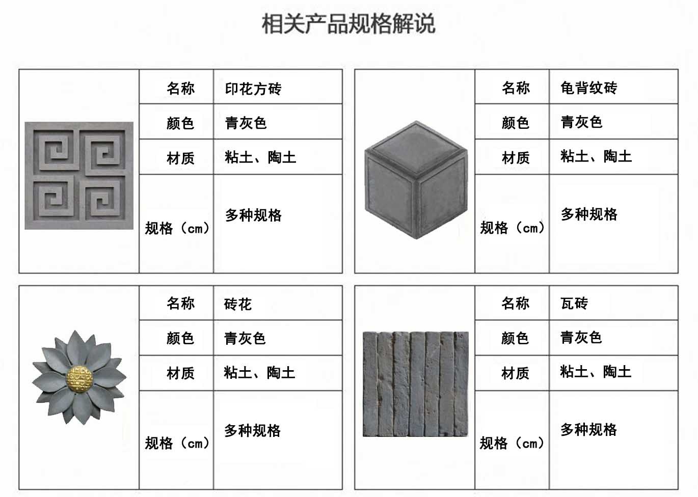 clean water walls non fading six sided glossy blue bricks Chinese style antique brick, antique wall brick