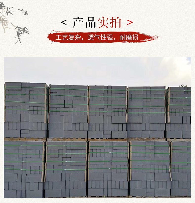 clean water walls non fading six sided glossy blue bricks Chinese style antique brick, antique wall brick