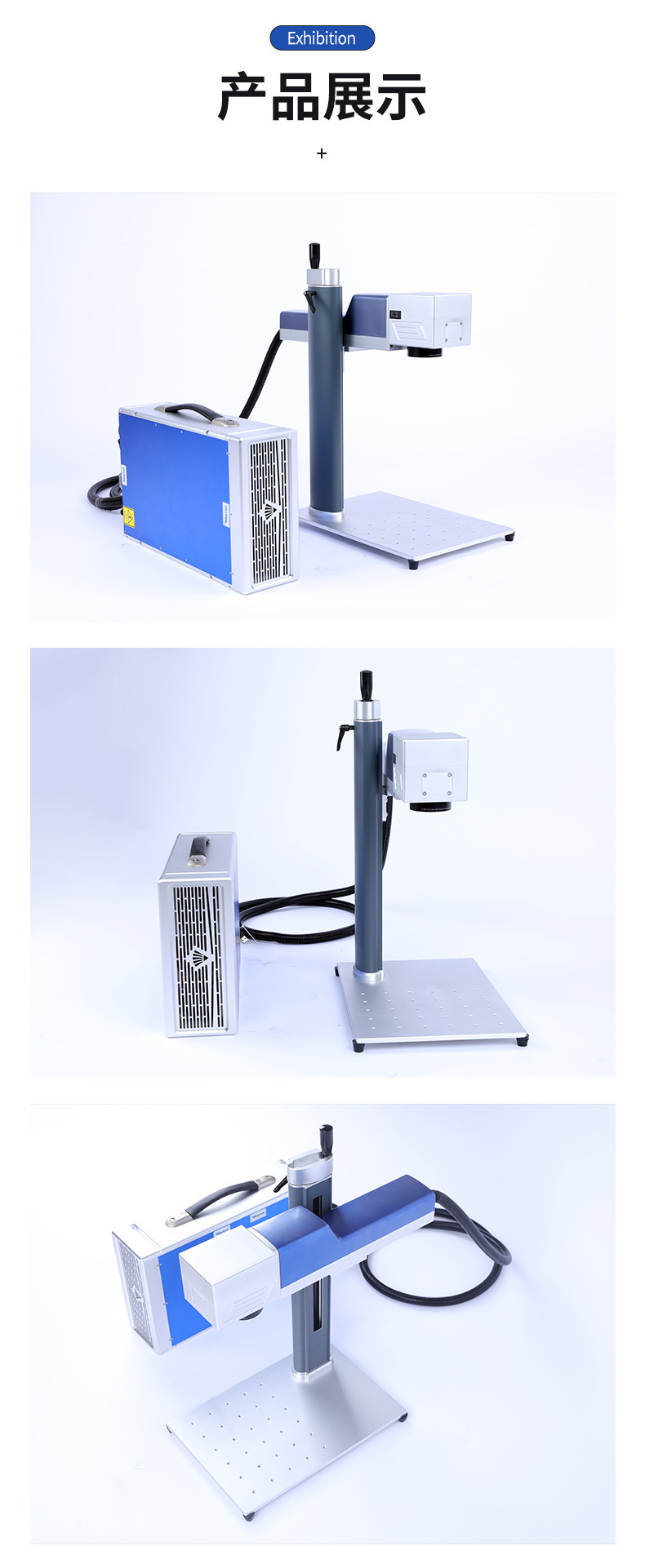 Portable Fiber Optic Marking Machine Metal Jewelry Ring Laser Engraving Machine