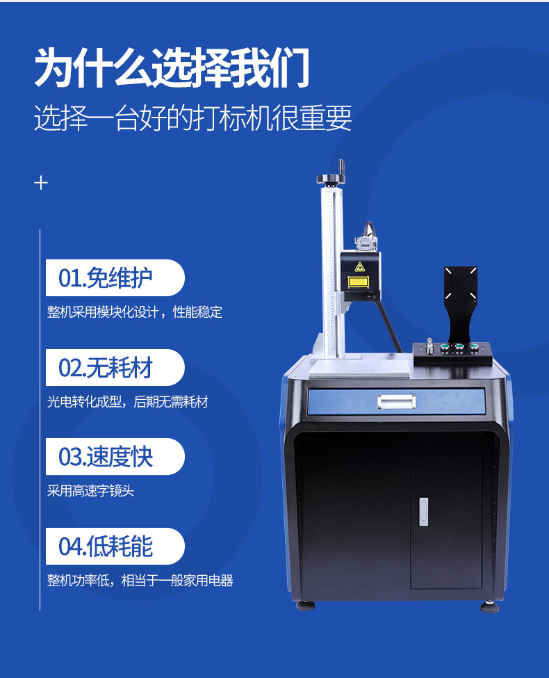 CO2 laser marking machine for non-metallic materials, laser engraving, food packaging and coding machine