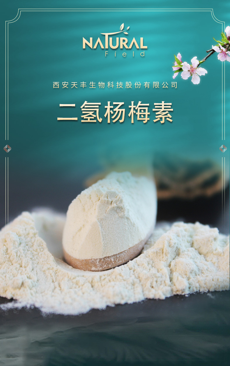 Dihydromyricetin DHM vine tea extract with 98% powder particles of dihydromyricetin