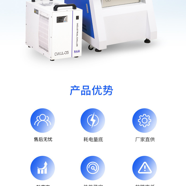 Lisheng UV processing efficiency high UV laser marking machine nameplate printer