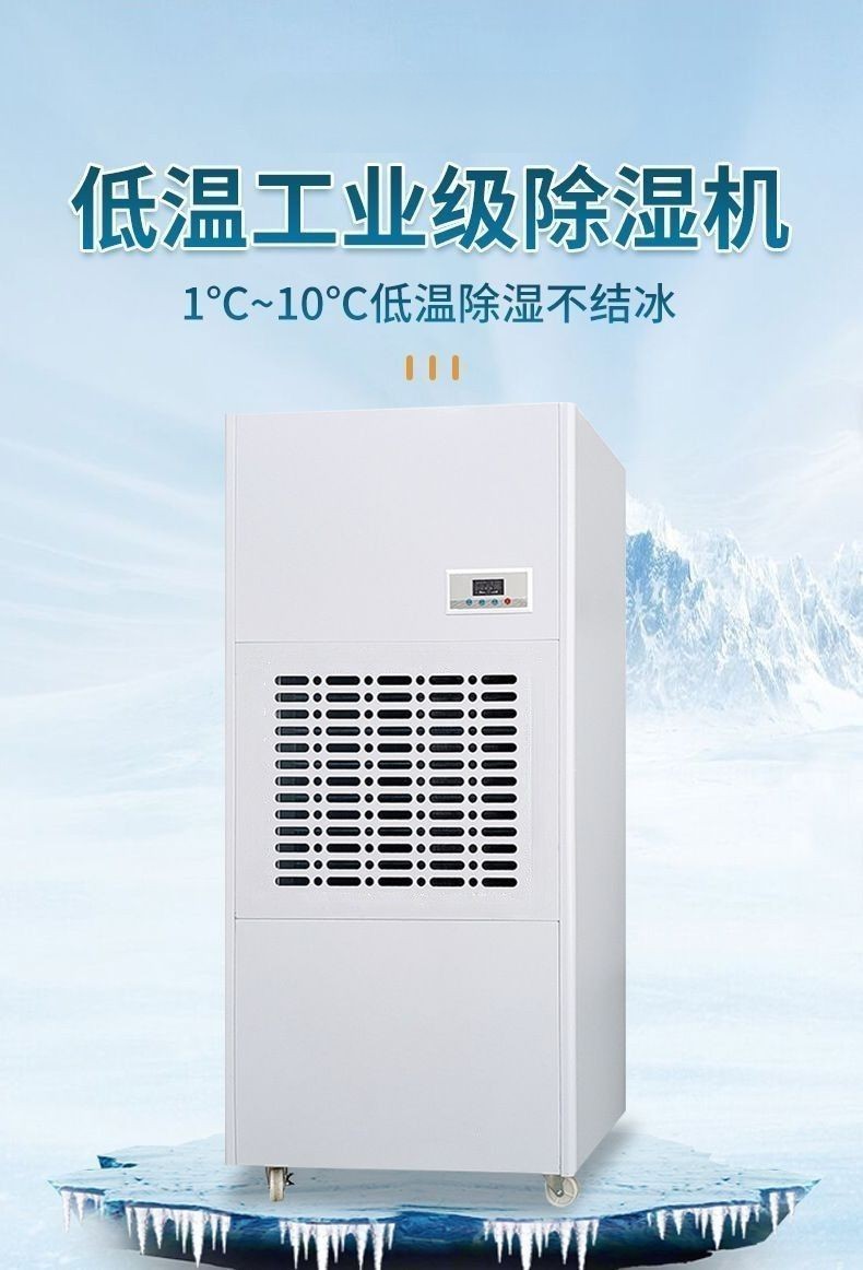 Ruiwang 480L low-temperature resistant dehumidifier high-power industrial cold storage pharmaceutical fruit and vegetable low-temperature workshop dehumidifier