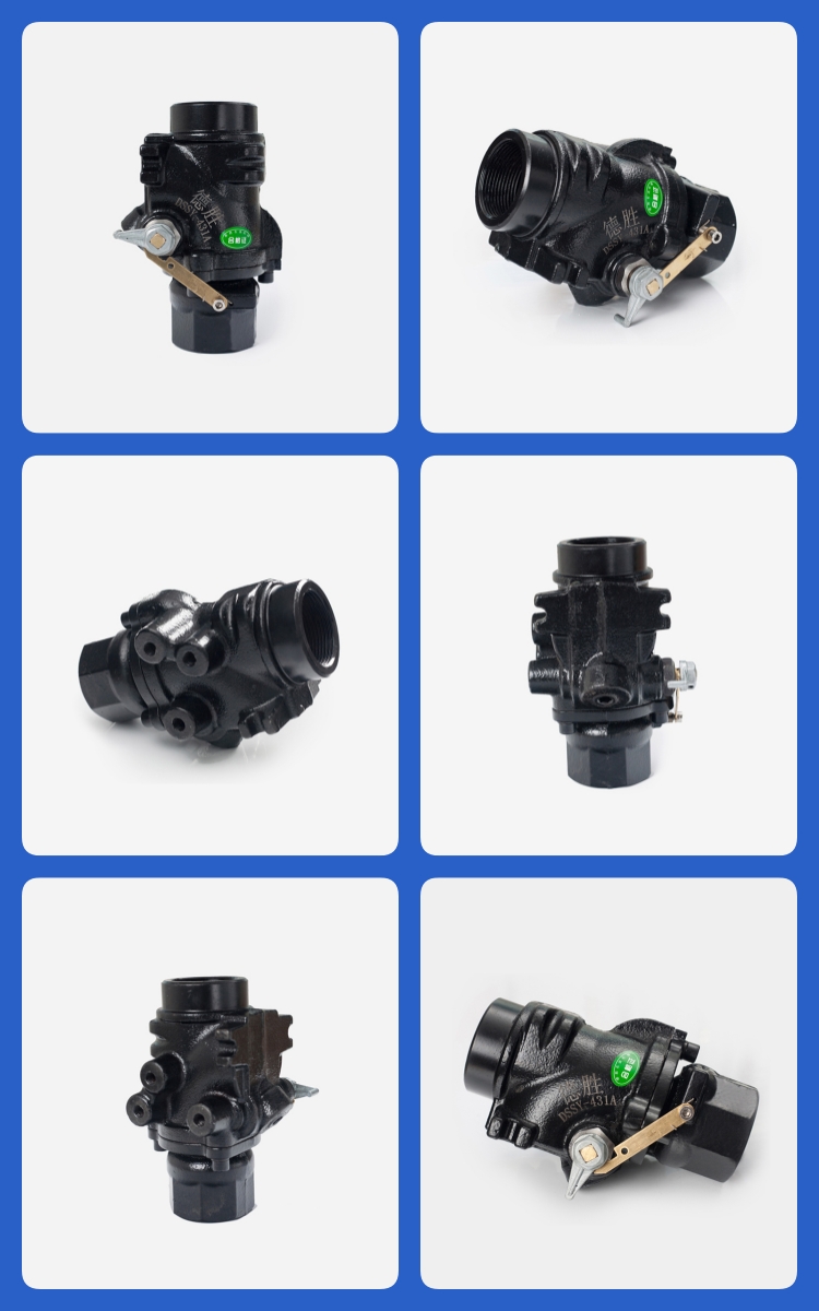 Durable emergency shut-off valve with automatic quality selection and complete specifications, Desheng